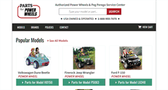 Desktop Screenshot of partsforpowerwheels.com