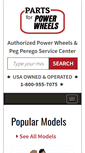 Mobile Screenshot of partsforpowerwheels.com